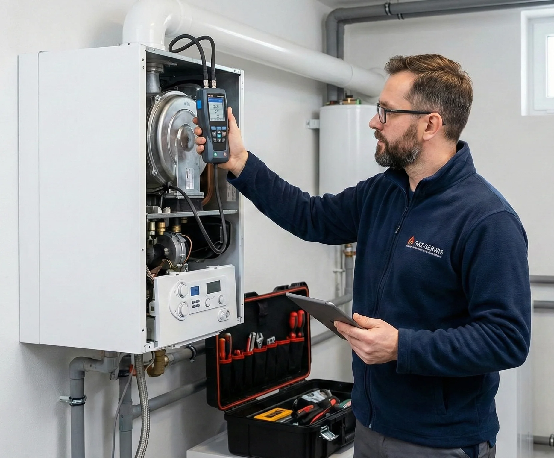 Serwis kotła gazowego i regulacja palnika